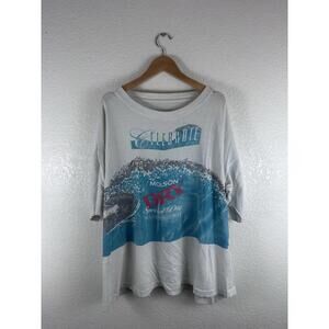 Vintage Molson Dry Beer T Shirt Mens XL White Celebrate Wave Graphic Promo